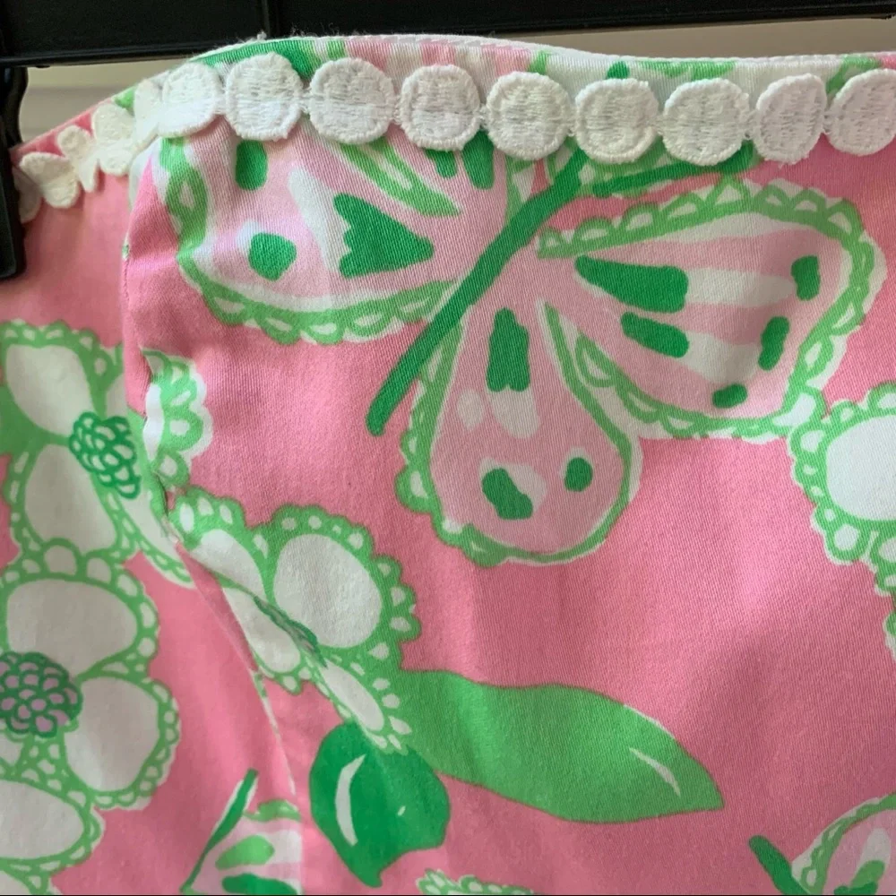 Lilly Pulitzer Strapless Floral Fit and Flare Mini Perfect for the season - Picture 6 of 9